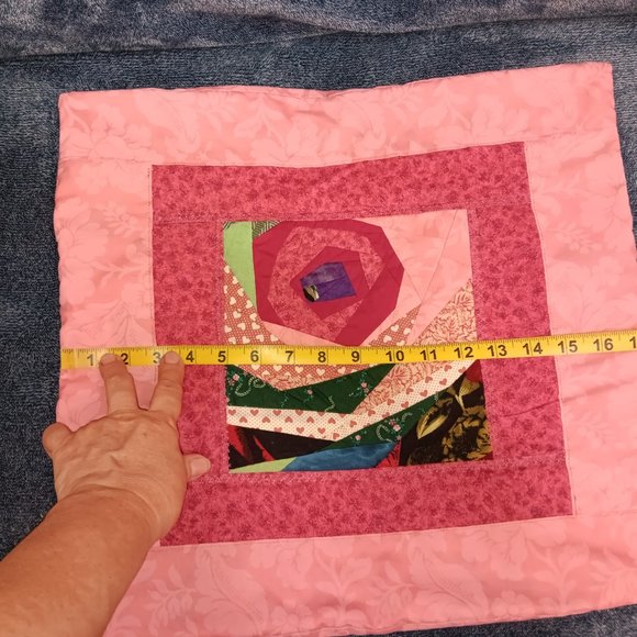 Square patchwork PillowCase Pillow Case patchwork PillowCase pillow cover - Picture 4 of 5